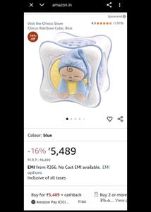 Chicco Rainbow 🌈 Cube - Blue