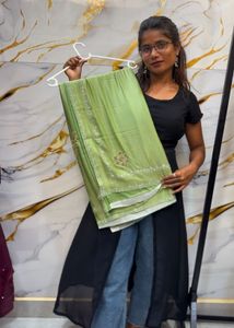 Heavy Partywear Saree With Amazing Work