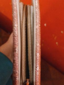 Elegant Pink Clutch with Animal Detail