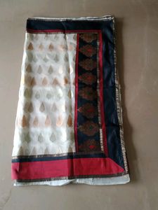 Lovely off White Saree