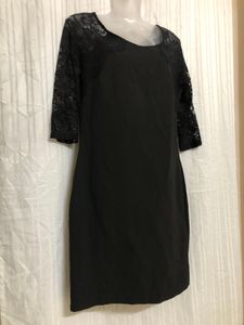 Eiki  Black Half Sleeve Dress