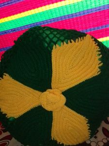 Best Green And Yellow Colour Pillow Peace Of 1