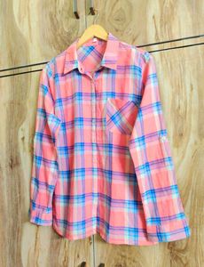 Coral Colour Shirt Size-40