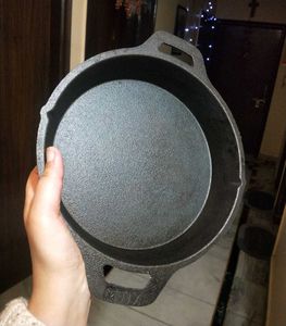 1.8L Cast Iron Cooking Pan INDUS VALLEY