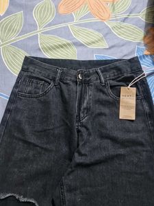 Ripped Wide Leg Jeans