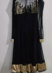 Bautiful Party Wear Black Frock