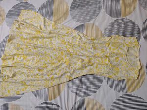 Yellow Anarkali Kurti