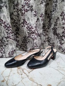 Black Slingback Heels