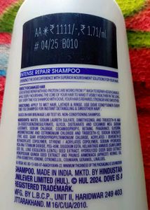 Dove Intense Repair Shampoo
