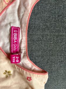 Biba Anarkali Dress For 2-3 Year Girl