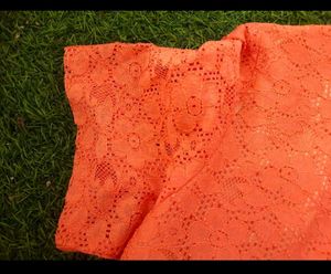 Korean Coral Net Top With satin Inner