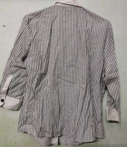 Striped Button-Down Shirt