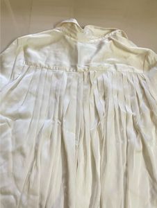 Elegant White flowy Shirt