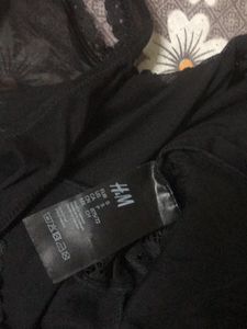 H&amp;M Black Lace Bodysuit
