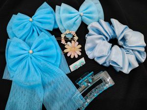 Blue Hair Accessory Bundle