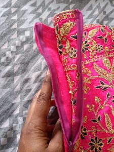 Pink Embroidered Blouse