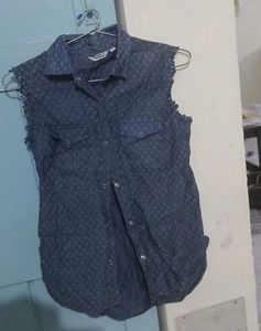 Dark Blue Top