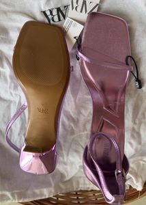 Zara Limited Edition Faux Leather Heels
