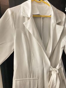 elegant white blazer