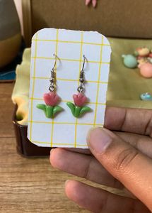 Tulip Flower Earrings