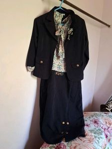 Elegant Two-Tone Dress