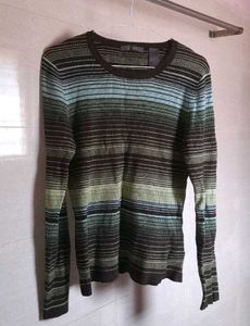 Striped long sleeve Top
