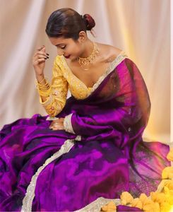 Elegant Purple Saree