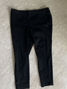 H&amp;M Black Crease High-Waisted Leggings
