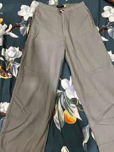 Wide Leg Trousers (olive Green)