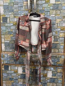Sheer Patchwork Top