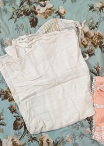 Pakistani Peach Lace 3-Piece Suit