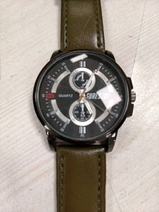 Stylish Olive Green Watch