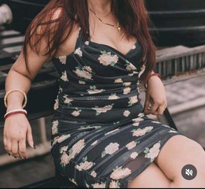 Floral Print Mini Dress