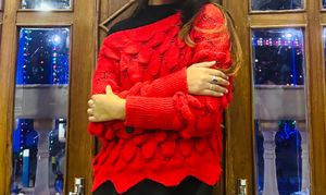Red Colour Sweater 🥰❤️