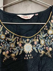 BIBA Elegant Embroidered Kurta