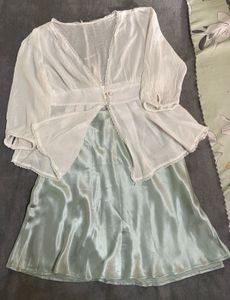 Vintage Top & Skirt Set