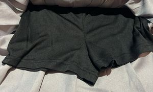 Grey Pleated Skirt
