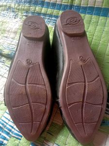 Black Flats with Silver Detail