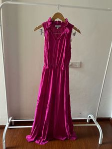 Fuschia Pink Tiered Maxi