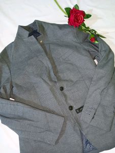 Van Heusen Grey Coat Blazer For Men