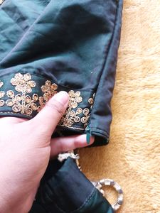 Green Silk Lehenga...