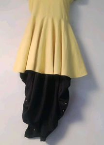 Yellow Fit &amp; Flare Dress