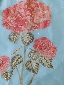 Elegant Blue Floral Kurta