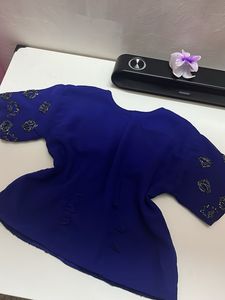 y2k beaded Blue desi top