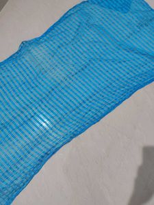 Blue Striped Dupatta