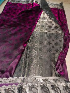 Magenta Saree