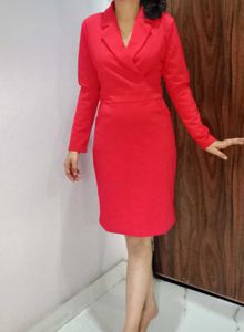 Modest Blazer Dress For Corporate Boss Girls