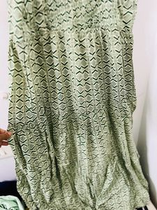 Sleeveless Green Dress