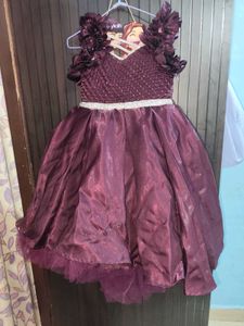 Girls Heavy Partywear Gown