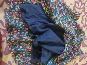 3-4 age girl Colorful Printed Skirt